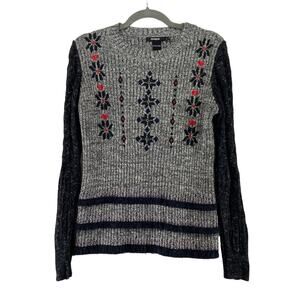 Desigual Gray Sweater Size Large